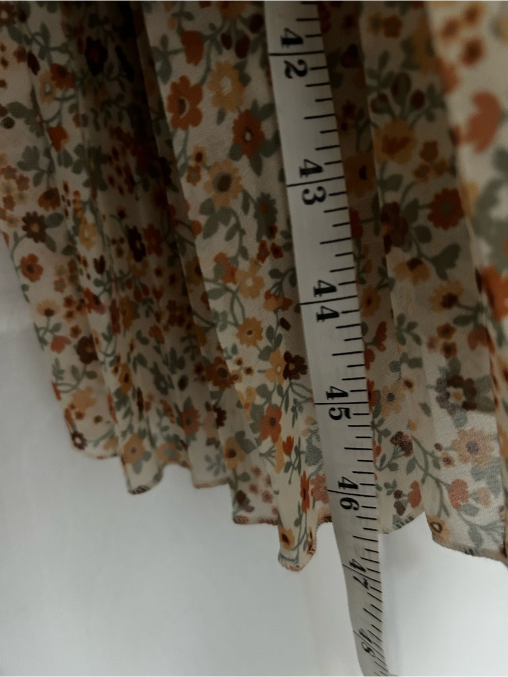 Sezane Floral Pleated Midi 'Tal' Dress in Size FR40/US8 - Picture 8 of 10
